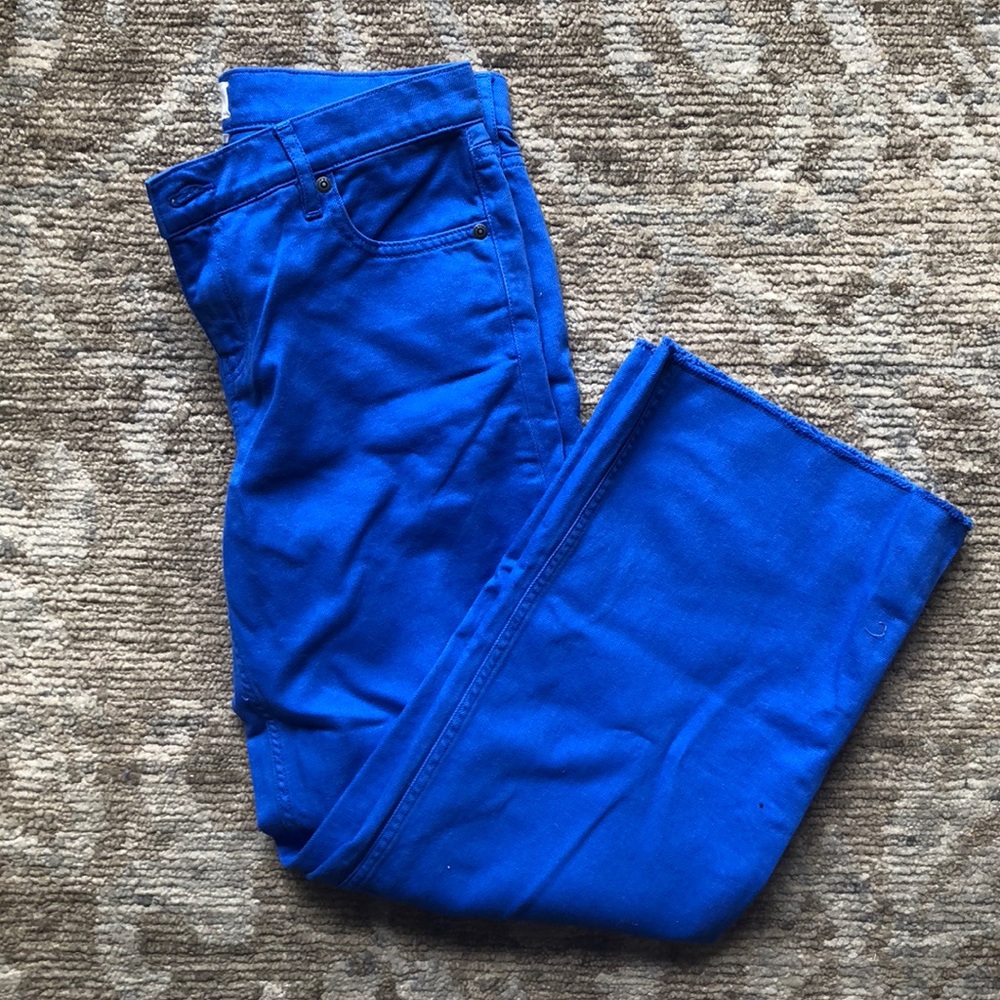 Blue Lou & Grey Wide Leg Crops